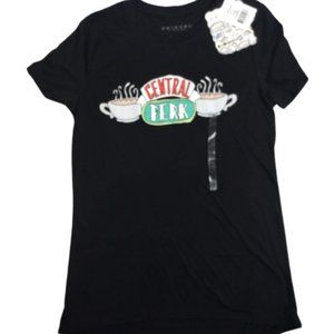 Friends Central Perk Black T-Shirt Small NEW Television Show
